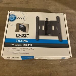 Onn tilting‎ TV mount for 13”-32”
